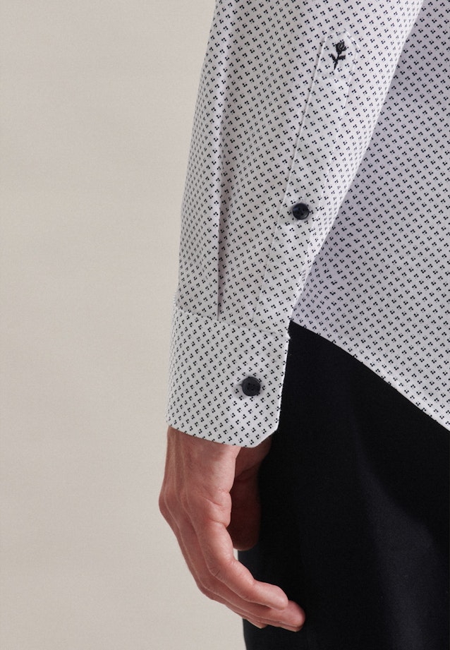 X-Slim Chemise d'affaires Imprimé in Bleu Foncé |  Seidensticker Onlineshop