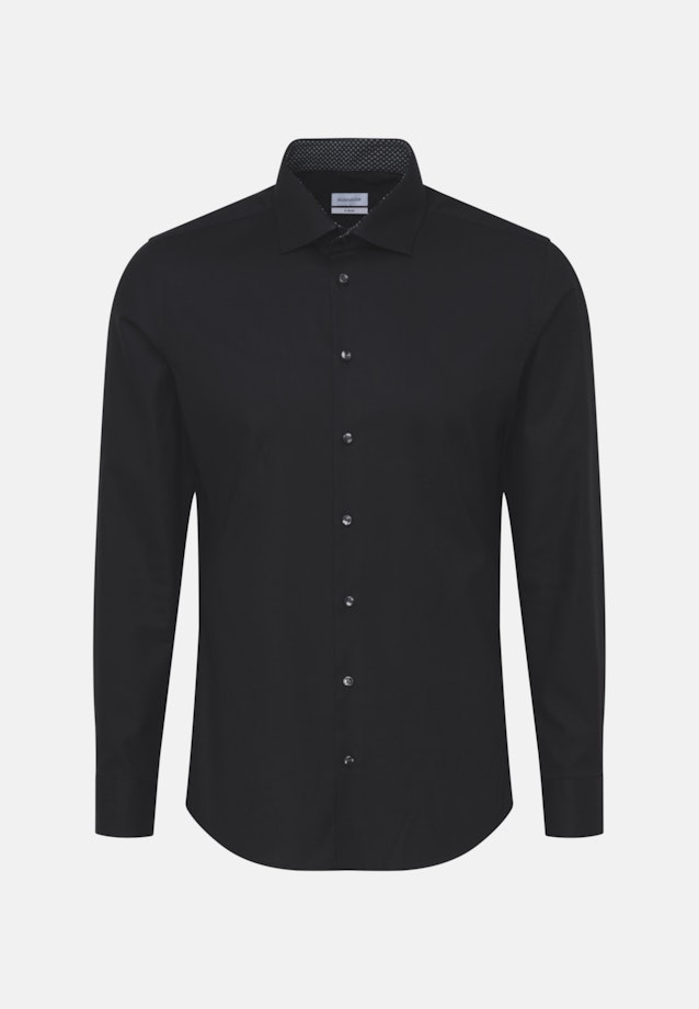 X-Slim Chemise d'affaires Uni in Noir |  Seidensticker Onlineshop
