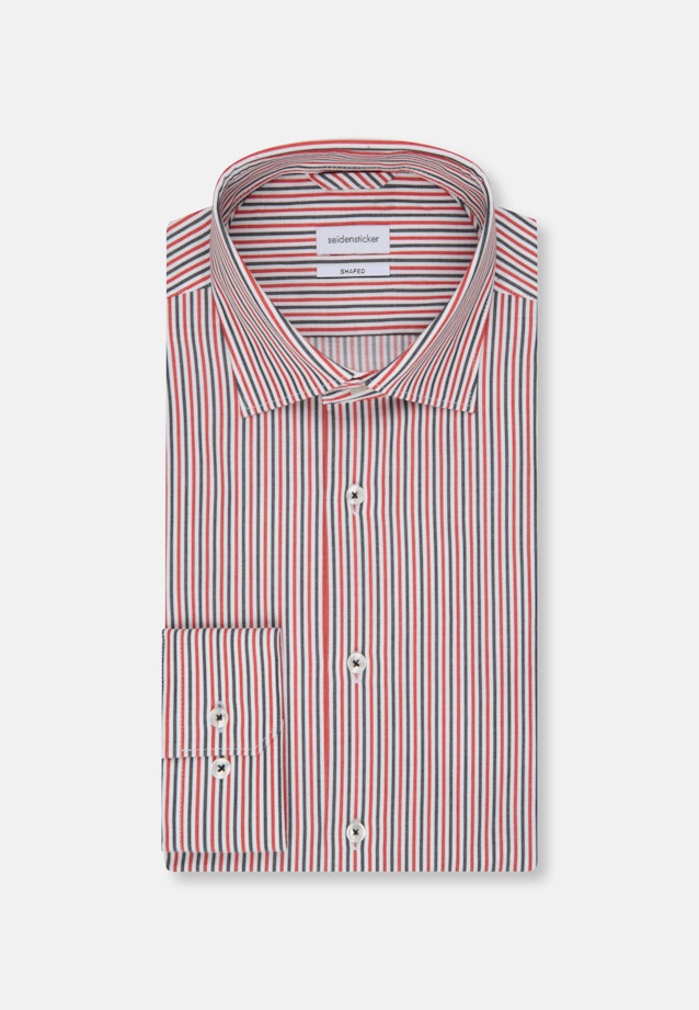Shaped Business shirt Stripe in Red |  Seidensticker Onlineshop