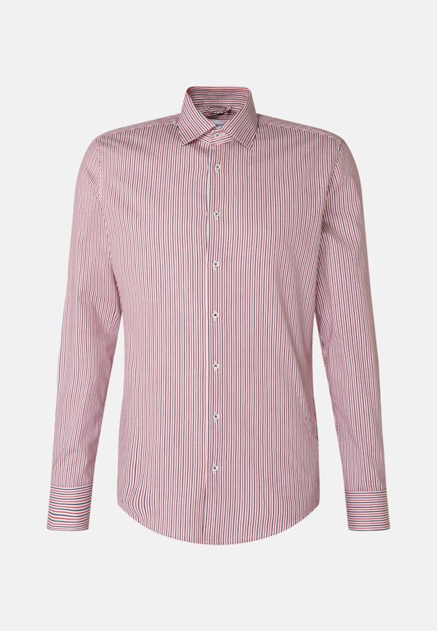 Shaped Business shirt Stripe in Red |  Seidensticker Onlineshop