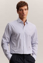 Regular Chemise d'affaires rayures in Bleu Moyen |  Seidensticker Onlineshop
