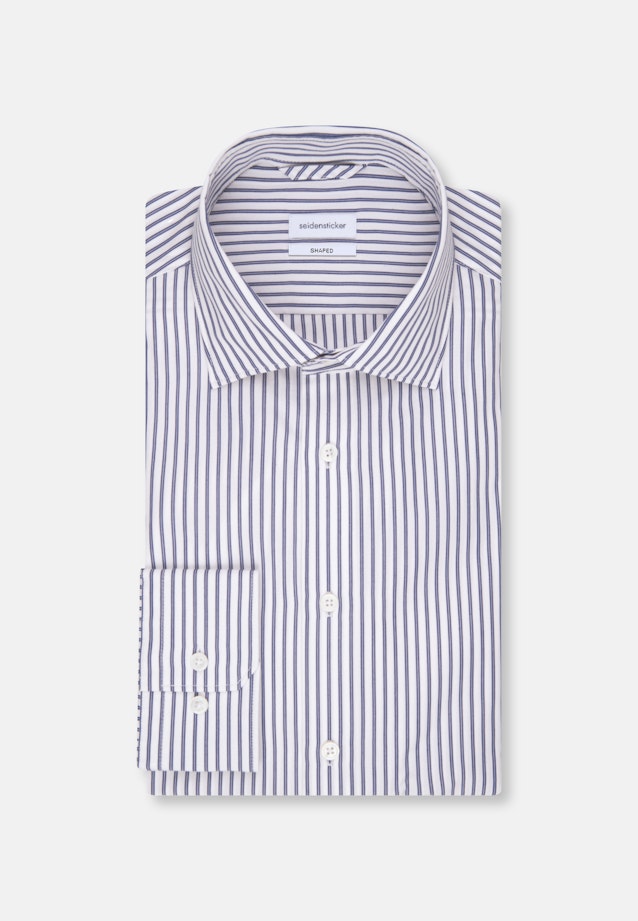 Regular Chemise d'affaires rayures in Bleu Moyen |  Seidensticker Onlineshop