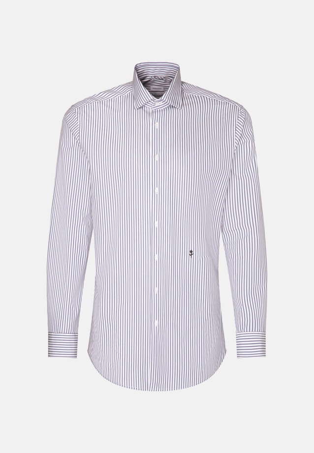 Regular Chemise d'affaires rayures in Bleu Moyen |  Seidensticker Onlineshop
