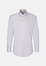 Regular Chemise d'affaires rayures in Bleu Moyen |  Seidensticker Onlineshop