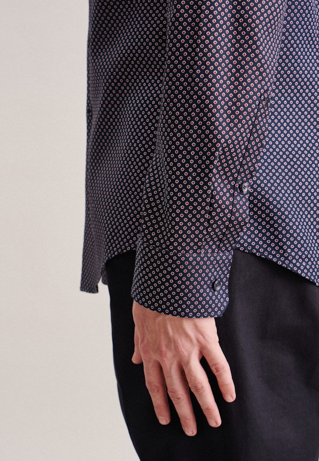 Shaped Business shirt Print in Red |  Seidensticker Onlineshop