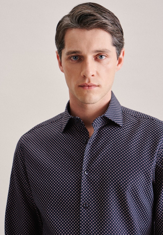 Shaped Business shirt Print in Red |  Seidensticker Onlineshop