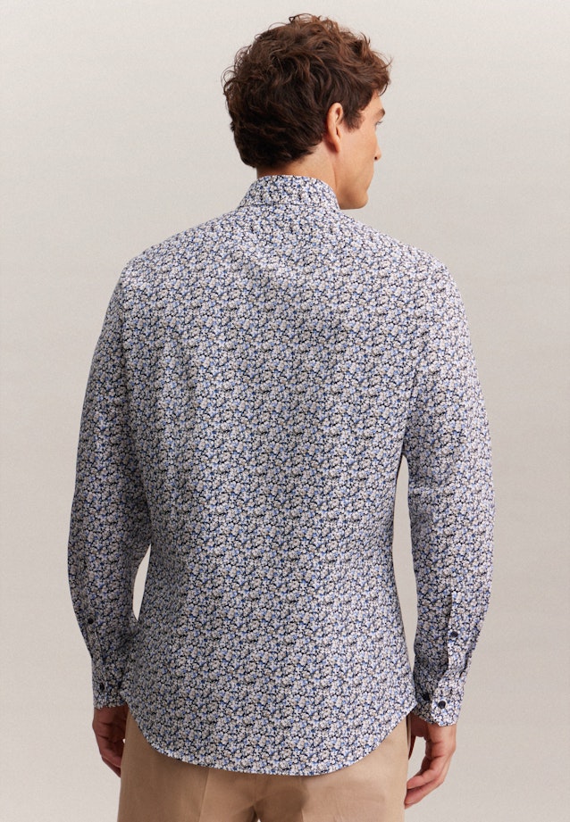 Shaped Chemise d'affaires Floral in Marron |  Seidensticker Onlineshop