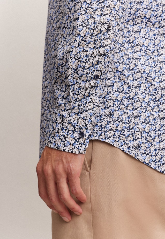 Shaped Chemise d'affaires Floral in Marron |  Seidensticker Onlineshop