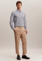 Shaped Chemise d'affaires Floral in Marron |  Seidensticker Onlineshop