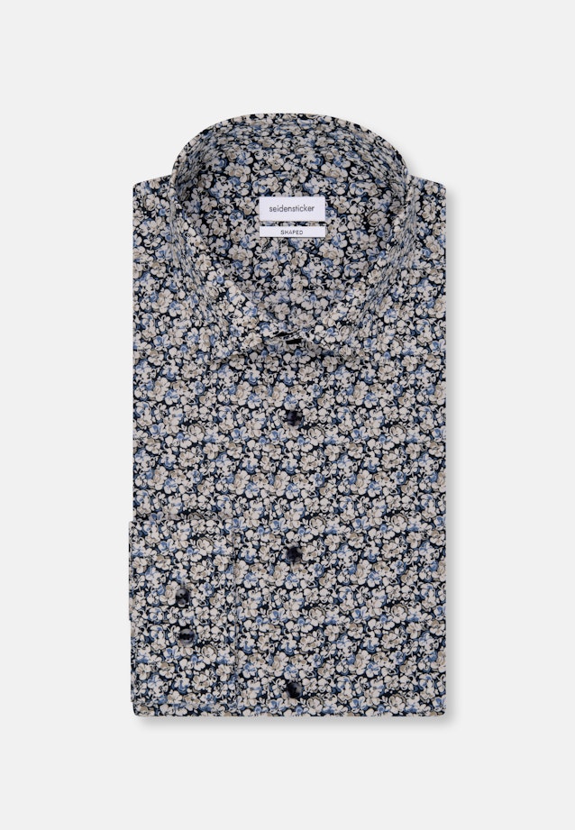 Shaped Chemise d'affaires Floral in Marron |  Seidensticker Onlineshop