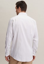 Regular Chemise performance Imprimé in Bleu Clair |  Seidensticker Onlineshop