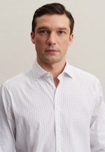 Regular Chemise performance Imprimé in Bleu Clair |  Seidensticker Onlineshop