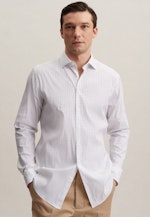 Regular Chemise performance Imprimé in Bleu Clair |  Seidensticker Onlineshop