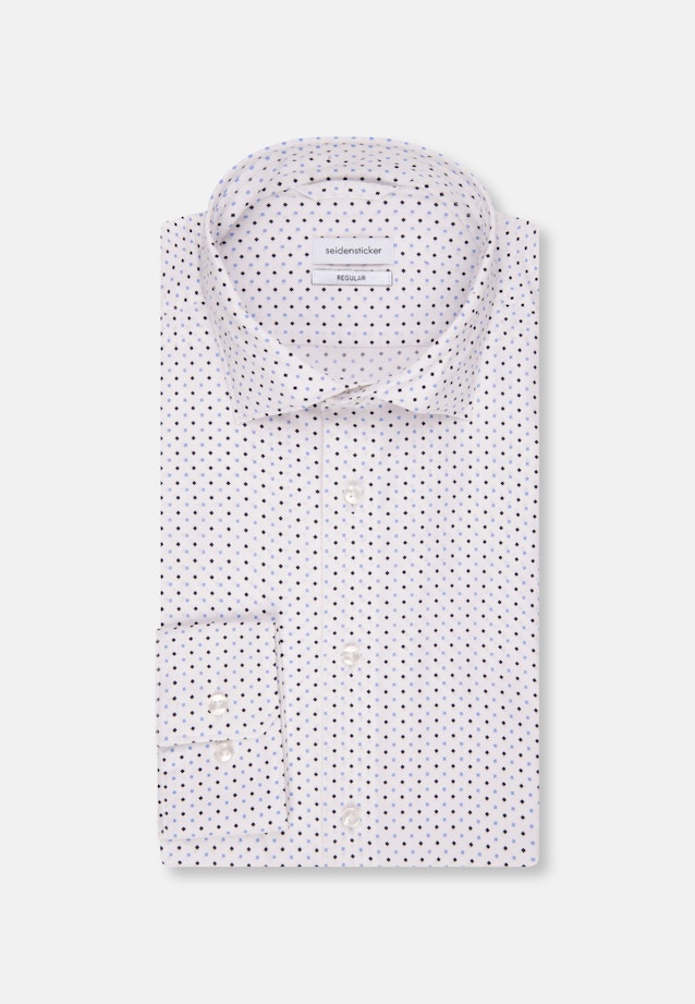 Regular Chemise performance Imprimé in Bleu Clair |  Seidensticker Onlineshop