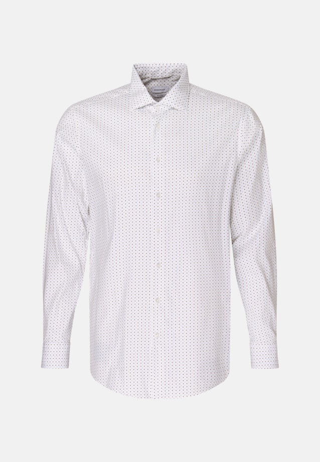 Regular Chemise performance Imprimé in Bleu Clair |  Seidensticker Onlineshop