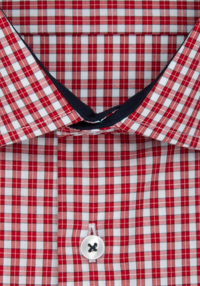 Bügelfreies Popeline Business Hemd in Regular mit Kentkragen in Rot |  Seidensticker Onlineshop