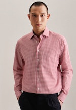 Regular Business Hemd Karo in Rot |  Seidensticker Onlineshop