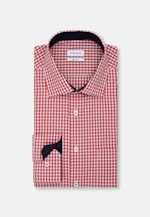 Regular Business Hemd Karo in Rot |  Seidensticker Onlineshop