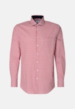 Regular Business Hemd Karo in Rot |  Seidensticker Onlineshop