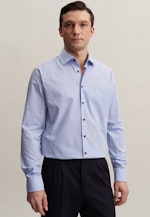 Regular Business Hemd Karo in Hellblau |  Seidensticker Onlineshop