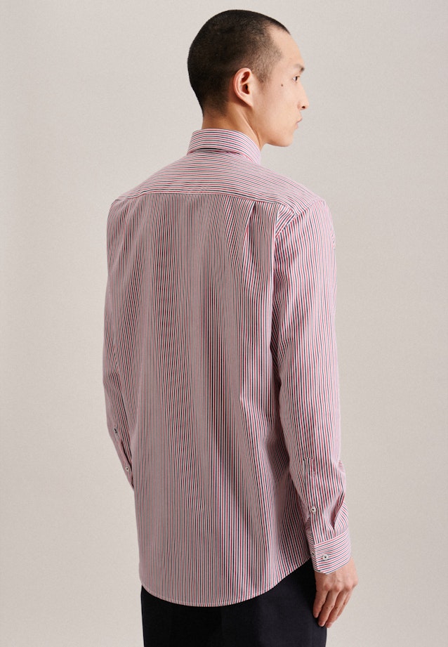 Regular Business shirt Stripe in Red |  Seidensticker Onlineshop