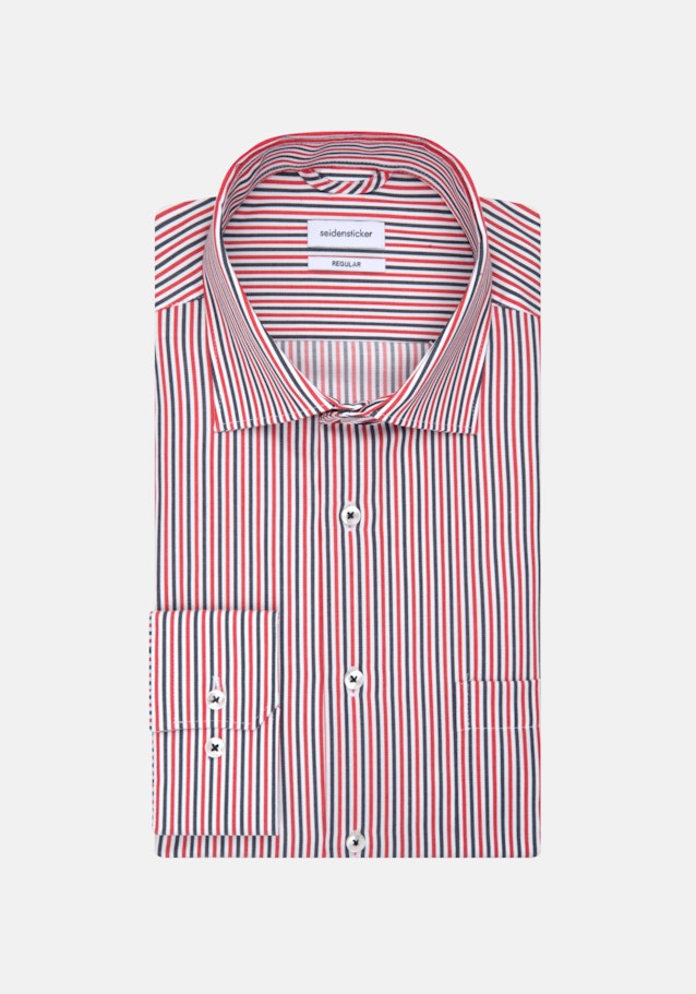 Bügelfreies Twill Business Hemd in Regular mit Kentkragen in Rot |  Seidensticker Onlineshop