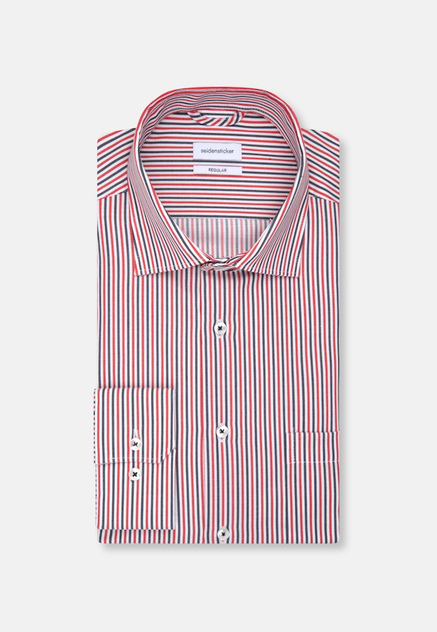 Regular Business shirt Stripe in Red |  Seidensticker Onlineshop