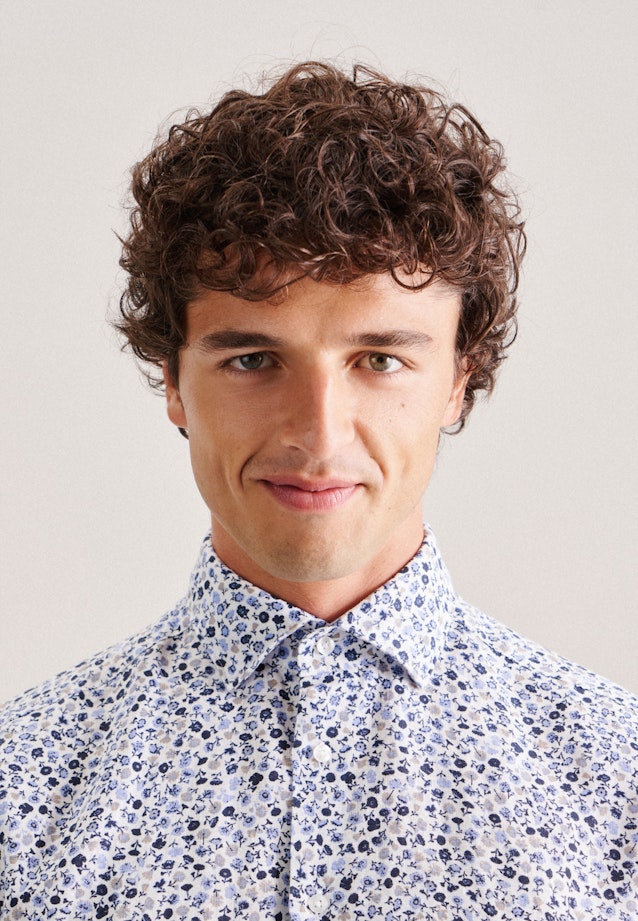 Regular Business Hemd Floral in Braun |  Seidensticker Onlineshop