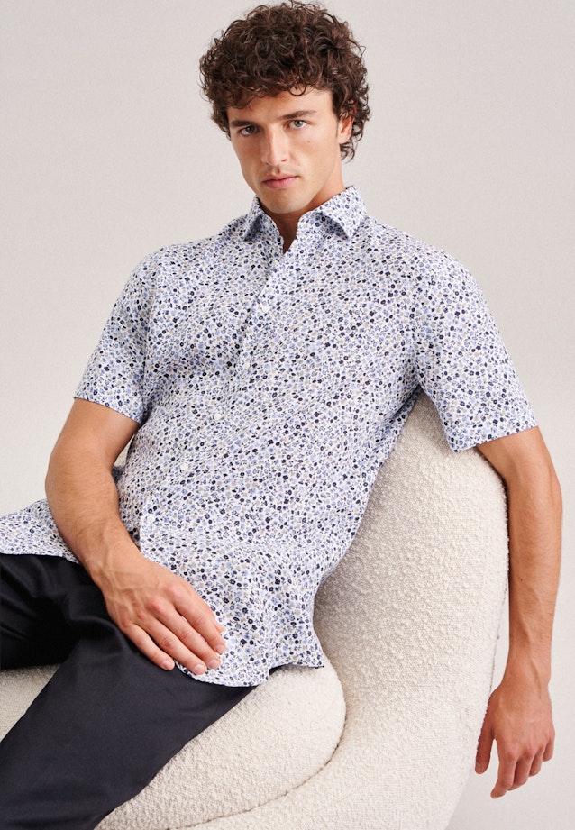 Regular Business Hemd Floral in Braun |  Seidensticker Onlineshop