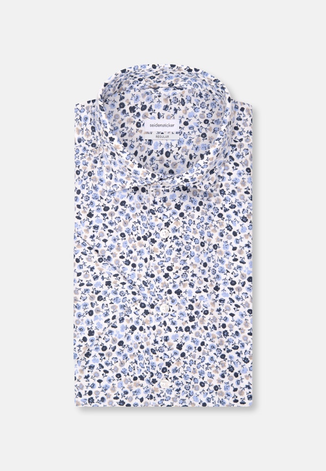 Regular Business Hemd Floral in Braun |  Seidensticker Onlineshop