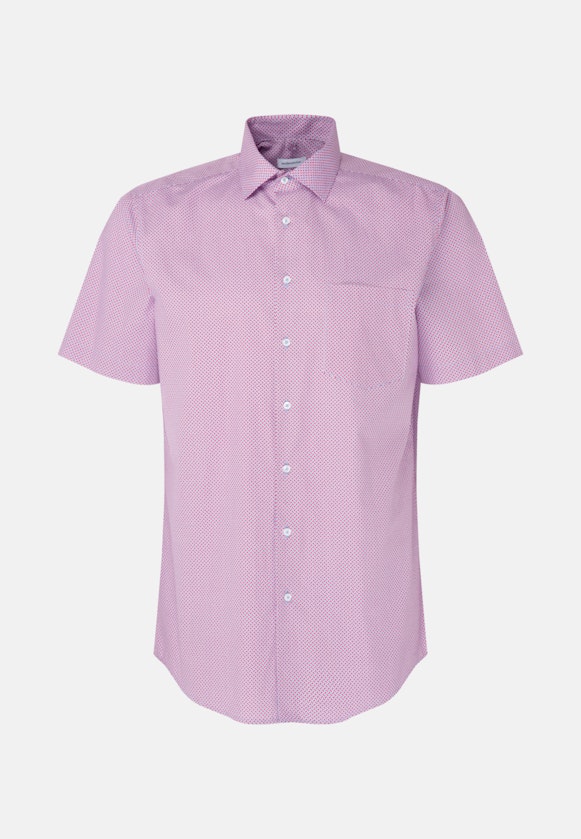 Regular Business shirt Print in Red |  Seidensticker Onlineshop