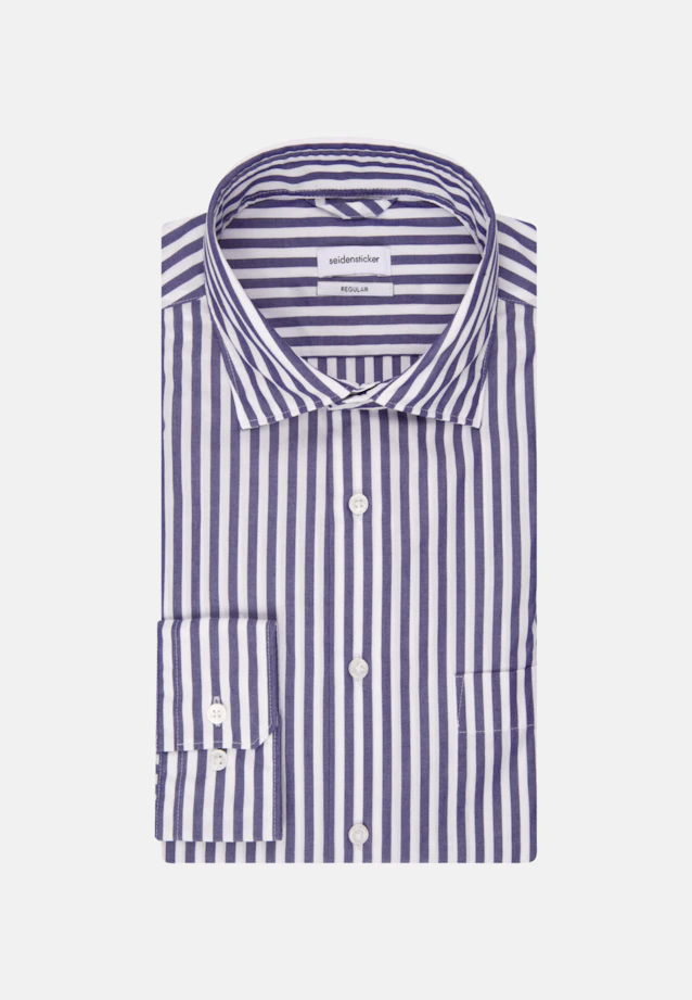Regular Business shirt Stripe in Medium Blue |  Seidensticker Onlineshop
