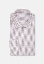 Regular Business Hemd Druck in Rot |  Seidensticker Onlineshop