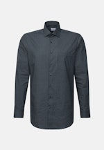 Business Shirt in Regular with Kent-Collar in Dark Blue |  Seidensticker Onlineshop