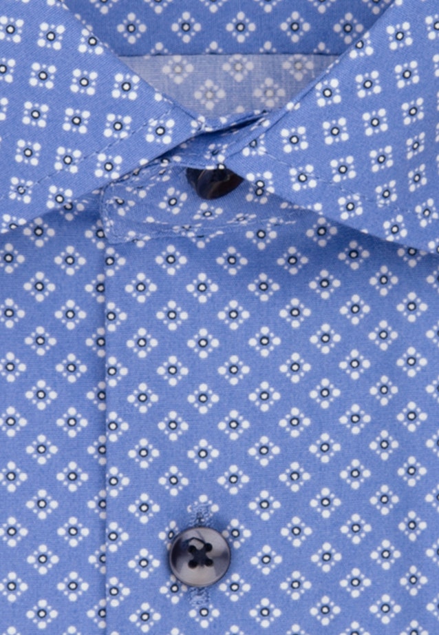 Regular Chemise d'affaires Imprimé in Bleu Clair |  Seidensticker Onlineshop