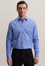 Regular Chemise d'affaires Imprimé in Bleu Clair |  Seidensticker Onlineshop