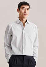 Regular Business Hemd Streifen in Grün |  Seidensticker Onlineshop