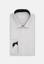 Regular Business Hemd Streifen in Grün |  Seidensticker Onlineshop