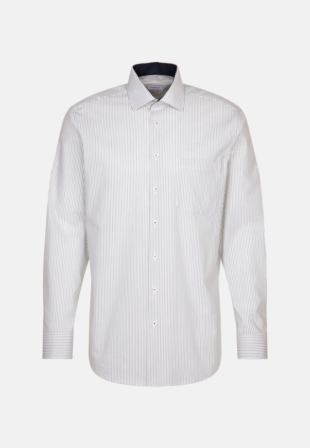 Regular Business Hemd Streifen in Grün |  Seidensticker Onlineshop