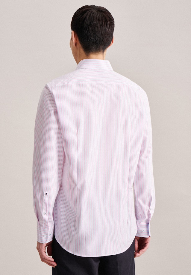 Non-iron Poplin Business Shirt in Shaped with Kent-Collar in Pink | Seidensticker Onlineshop