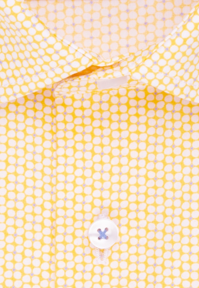 Regular Business shirt Print in Yellow |  Seidensticker Onlineshop