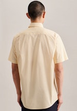 Regular Business shirt Print in Yellow |  Seidensticker Onlineshop