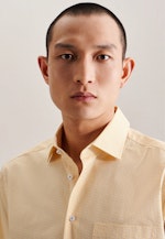 Regular Business shirt Print in Yellow |  Seidensticker Onlineshop