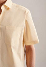 Regular Business shirt Print in Yellow |  Seidensticker Onlineshop