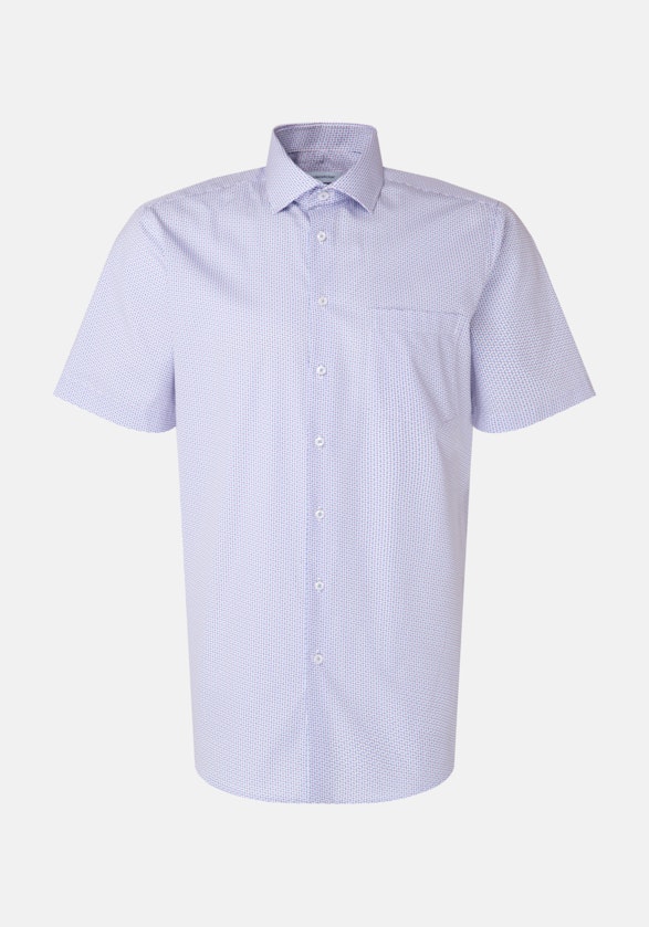 Poplin Short sleeve Business Shirt in Regular with Kent-Collar in Pink |  Seidensticker Onlineshop