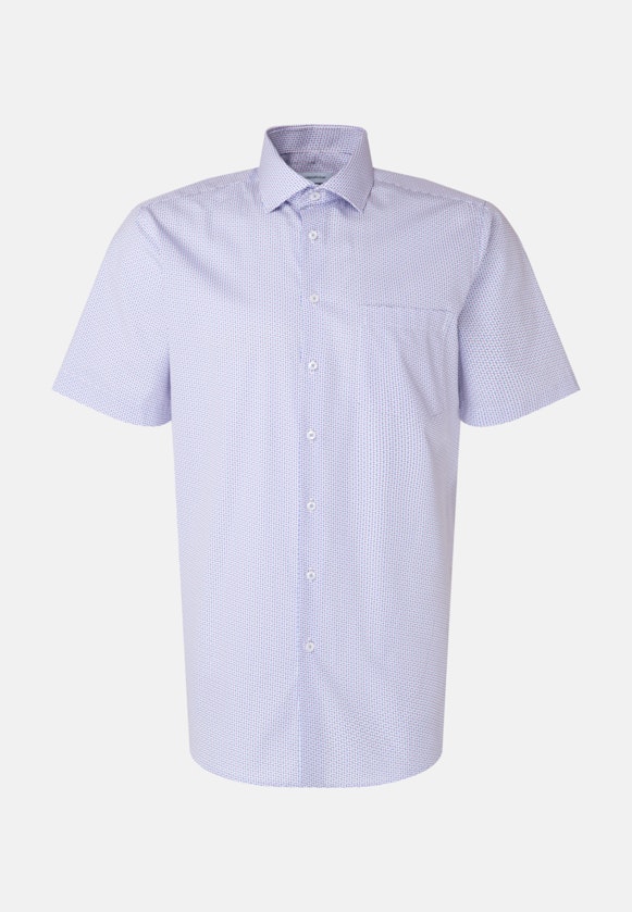 Poplin Short sleeve Business Shirt in Regular with Kent-Collar in Pink |  Seidensticker Onlineshop