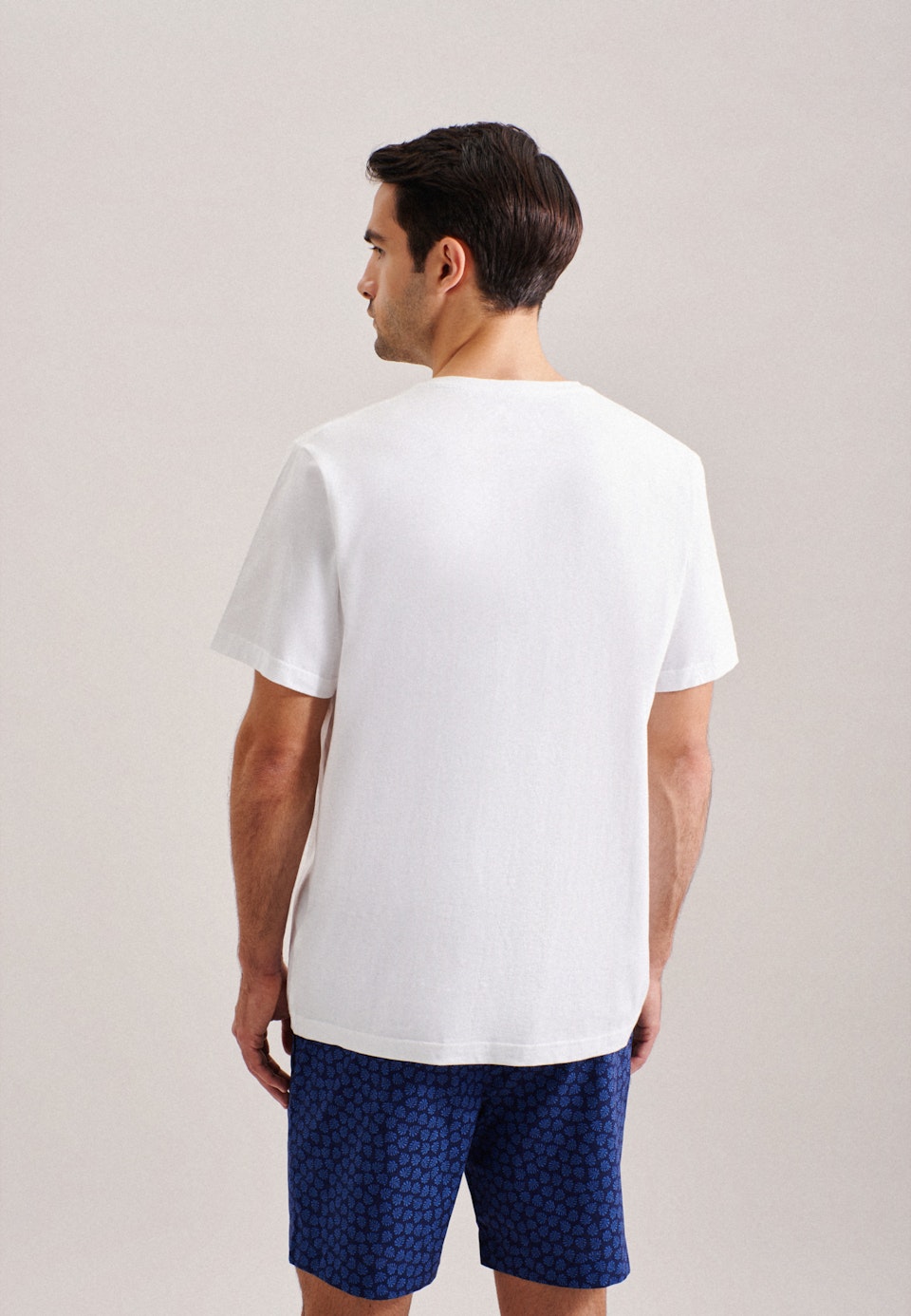 Pyjama aus 100% Baumwolle in Weiß |  Seidensticker Onlineshop