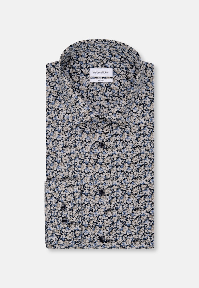 X-Slim Business shirt Print in Brown |  Seidensticker Onlineshop