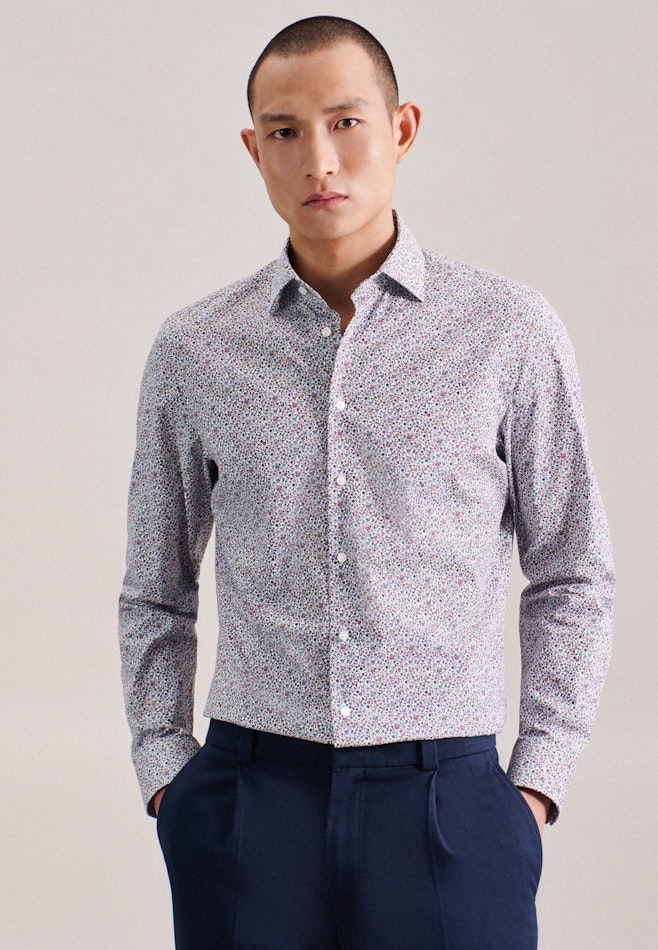 Business Shirt in X-Slim with Kent-Collar in Red | Seidensticker online shop