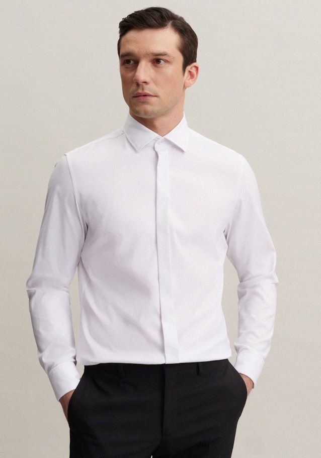 Gala Shirt in Slim with Kent-Collar in White | Seidensticker Onlineshop
